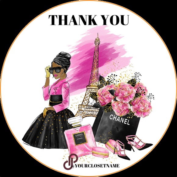 Thank you Packaging Round Stickers Label - Picture 6 of 15